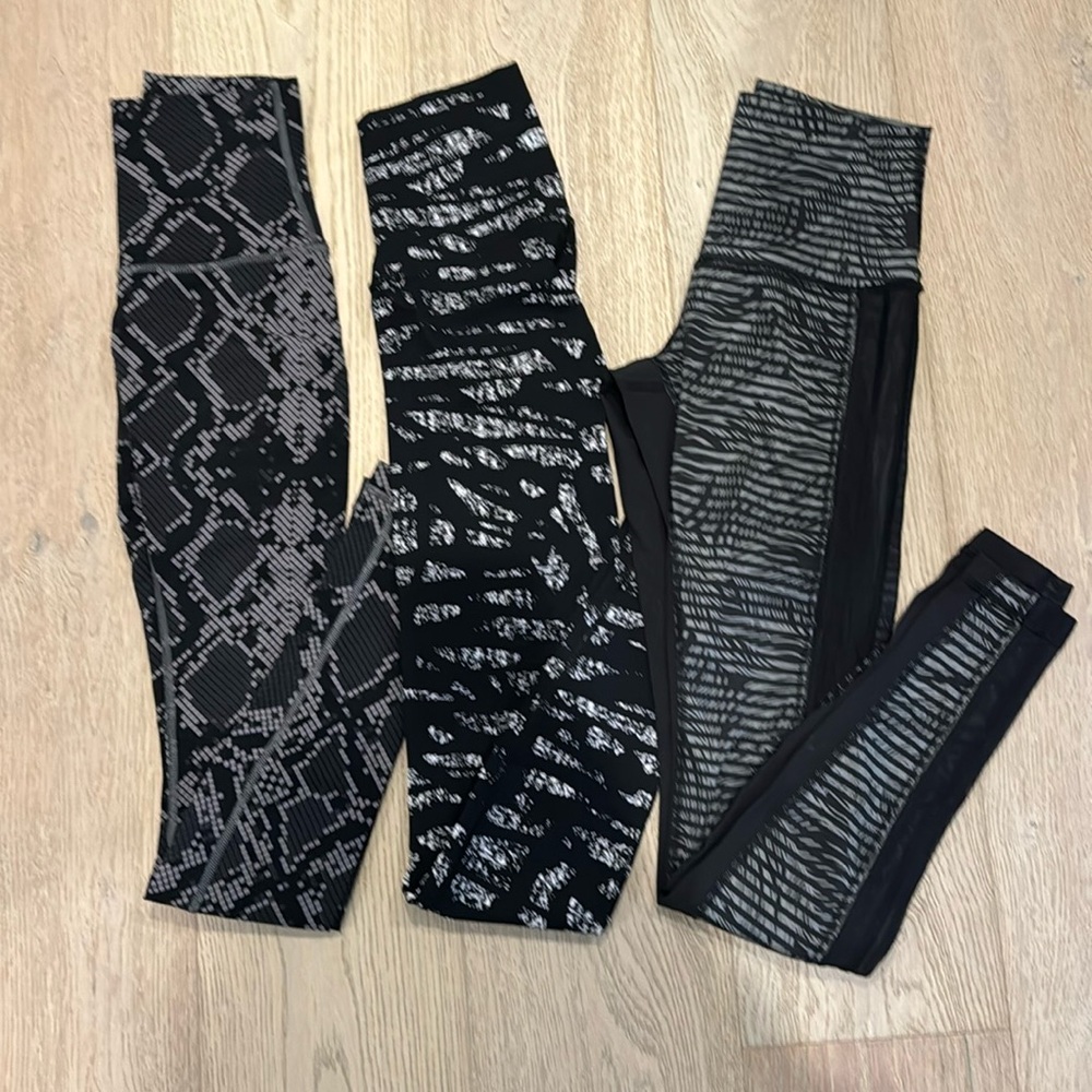 Lululemon size 4 full length legging bundle